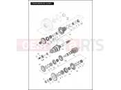 Harley-Davidson 2011 DYNA DYNA SUPER GLIDE CUSTOM  - FXDC TRANSMISSION GEARS