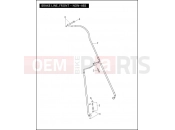 Harley-Davidson 2011 TOURING ELECTRA GLIDE ULTRA LIMITED  - FLHTK BRAKE LINE, FRONT - NON-ABS