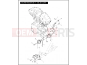 Harley-Davidson 2011 TOURING STREET GLIDE  - FLHX ENGINE MOUNTS & STABILIZER LINK