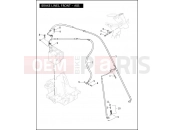 Harley-Davidson 2011 TOURING ROAD GLIDE CUSTOM  - FLTRX BRAKE LINES, FRONT - ABS
