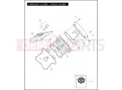 Harley-Davidson 2011 VRSC V-ROD MUSCLE  - VRSCF 105 CAMSHAFT COVERS - FRONT SHOWN