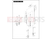 Harley-Davidson 2011 VRSC V-ROD MUSCLE  - VRSCF 105 FORK, FRONT - VRSCF