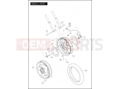 Harley-Davidson 2011 VRSC V-ROD MUSCLE  - VRSCF 105 WHEELS, FRONT