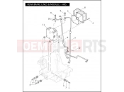 Harley-Davidson 2010 CVO/CUSTOM CVO ULTRA CLASSIC  - FLHTCUSE5 REAR BRAKE LINES & MODULE - ABS