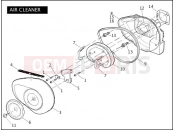 Harley-Davidson 2010 DYNA DYNA SUPER GLIDE  - FXD AIR CLEANER