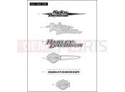 HARLEY-DAVIDSON DYNA WIDE GLIDE  - FXDWG FUEL TANK TRIM