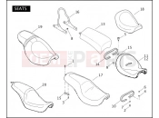 HARLEY-DAVIDSON DYNA WIDE GLIDE  - FXDWG SEATS