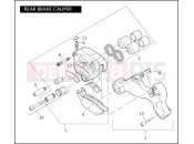 Harley-Davidson 2010 SOFTAIL ROCKER C  - FXCWC REAR BRAKE CALIPER