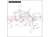 HARLEY-DAVIDSON SOFTAIL CUSTOM  - FXSTC FRAME & JIFFY STAND