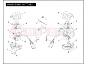HARLEY-DAVIDSON SOFTAIL CUSTOM  - FXSTC HANDLEBAR SWITCHES