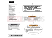 HARLEY-DAVIDSON SOFTAIL CUSTOM  - FXSTC LABELS