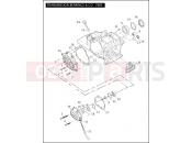 Harley-Davidson 2010 TOURING ROAD GLIDE CUSTOM  - FLTRX TRANSMISSION BEARINGS & COVERS