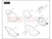 Harley-Davidson 2009 DYNA DYNA STREET BOB  - FXDB SEATS