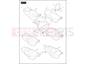 Harley-Davidson 2009 SIDECAR FLHTC SIDECAR  - SIDECAR FOR FLHTC SEATS