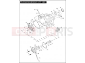 Harley-Davidson 2009 SIDECAR FLHX SIDECAR  - SIDECAR FOR FLHX TRANSMISSION BEARINGS & COVERS