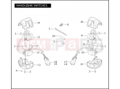 Harley-Davidson 2009 VRSC VRSCAW V-ROD  - VRSCAW HANDLEBAR SWITCHES