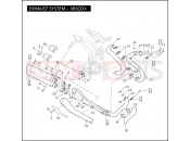 Harley-Davidson 2009 VRSC VRSCDX NIGHT ROD SPECIAL  - VRSCDX EXHAUST SYSTEM - VRSCDX