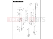 Harley-Davidson 2009 VRSC V-ROD MUSCLE  - VRSCF FRONT FORK - VRSCF