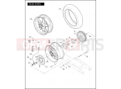 Harley-Davidson 2009 VRSC V-ROD MUSCLE  - VRSCF REAR WHEEL