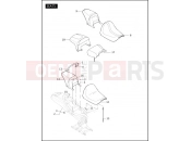 Harley-Davidson 2009 VRSC V-ROD MUSCLE  - VRSCF SEATS