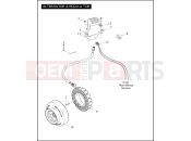 Harley-Davidson 2008 CVO/CUSTOM CVO ULTRA CLASSIC  - FLHTCUSE3 ALTERNATOR & REGULATOR