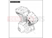 Harley-Davidson 2008 CVO/CUSTOM CVO ULTRA CLASSIC  - FLHTCUSE3 ENGINE ASSEMBLY