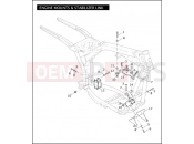 Harley-Davidson 2008 CVO/CUSTOM CVO DYNA  - FXDSE2 ENGINE MOUNTS & STABILIZER LINK