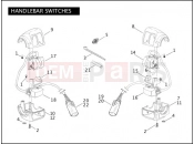 Harley-Davidson 2008 DYNA DYNA STREET BOB  - FXDB HANDLEBAR SWITCHES