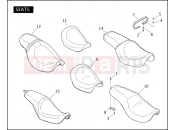 Harley-Davidson 2008 DYNA DYNA LOW RIDER  - FXDL SEATS