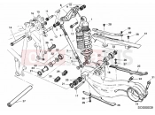 DUCATI 2000 Superbike 748 RS REAR SHOCK ABSORBER » SWING ARM
