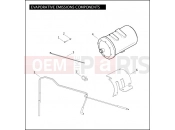 HARLEY-DAVIDSON ROCKER  - FXCW EVAPORATIVE EMISSIONS COMPONENTS