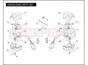 HARLEY-DAVIDSON ROCKER  - FXCW HANDLEBAR SWITCHES