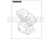 Harley-Davidson 2008 SOFTAIL NIGHT TRAIN  - FXSTB ENGINE ASSEMBLY - TWIN CAM 96â¢