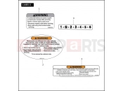 HARLEY-DAVIDSON SOFTAIL CUSTOM  - FXSTC LABELS