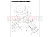 Harley-Davidson 2008 TOURING ELECTRA GLIDE CLASSIC  - FLHTC WINDSHIELD, FAIRING & HEADLAMPS - FLTR