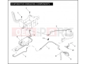 Harley-Davidson 2008 TOURING ULTRA CLASSIC  - FLHTCU EVAPORATIVE EMISSIONS COMPONENTS