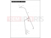 Harley-Davidson 2008 TOURING ULTRA CLASSIC  - FLHTCU FRONT BRAKE LINE - NON-ABS