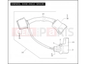 Harley-Davidson 2008 TOURING ULTRA CLASSIC  - FLHTCU HARNESS, BANK ANGLE SENSOR
