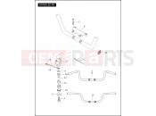 Harley-Davidson 2008 TOURING ROAD GLIDE  - FLTR HANDLEBAR