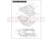Harley-Davidson 2008 VRSC VRSCAW W/ABS  - VRSCAWA CRANKCASE - UPPER & LOWER