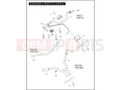 Harley-Davidson 2008 VRSC VRSCAW W/ABS  - VRSCAWA 105 HANDLEBAR & THROTTLE CONTROL
