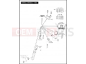 Harley-Davidson 2008 VRSC VRSCAW W/ABS  - VRSCAWA 105 WIRING HARNESS - ABS (CONTINUED)