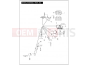 Harley-Davidson 2008 VRSC VRSCD NIGHT ROD  - VRSCD 105 WIRING HARNESS - NON ABS (CONTINUED)