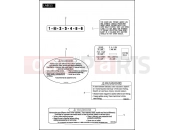 Harley-Davidson 2007 CVO/CUSTOM CVO ROAD KING  - FLHRSE3 LABELS