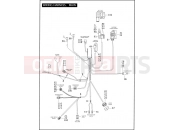 Harley-Davidson 2007 CVO/CUSTOM CVO ULTRA CLASSIC  - FLHTCUSE2 WIRING HARNESS, MAIN (CONTINUED)