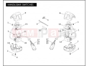Harley-Davidson 2007 SOFTAIL NIGHT TRAIN  - FXSTB HANDLEBAR SWITCHES