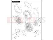 Harley-Davidson 2007 SOFTAIL SOFTAIL CUSTOM  - FXSTC FRONT WHEEL (1 OF 2)