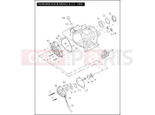 Harley-Davidson 2007 TOURING ROAD KING CUSTOM  - FLHRS TRANSMISSION BEARINGS & COVERS