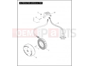 HARLEY-DAVIDSON ELECTRA GLIDE STANDARD  - FLHT ALTERNATOR & REGULATOR