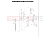 HARLEY-DAVIDSON ELECTRA GLIDE STANDARD  - FLHT FRONT FORK - LEFT & RIGHT (NON-FAIRING MODELS)